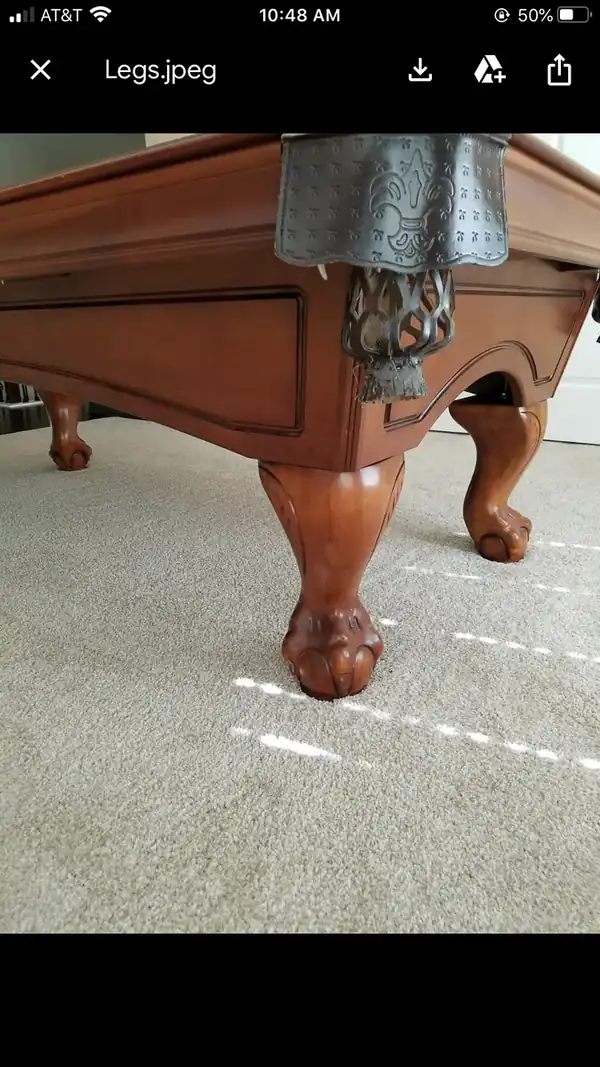 pool table installation - full assembly with fresh cloth
